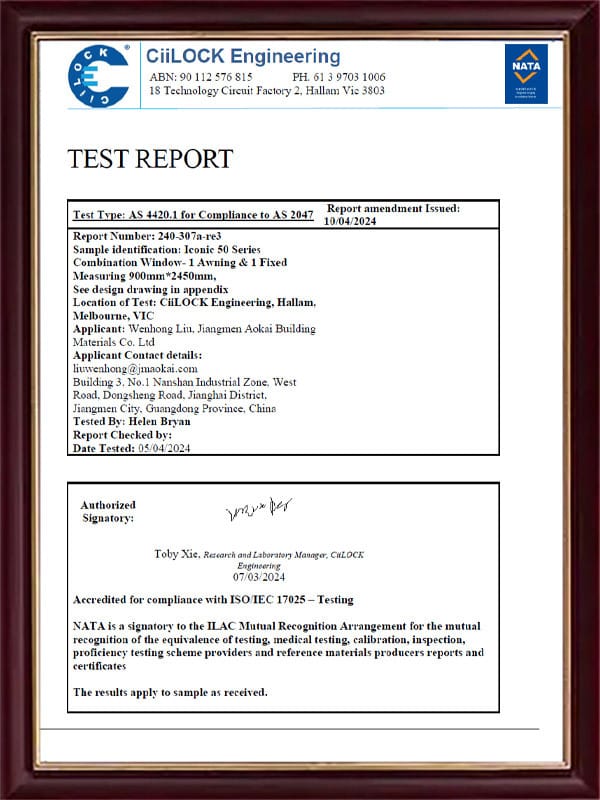 Test report 2